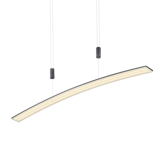 B-Leuchten New Loire LED-riippuvalo, antrasiitti