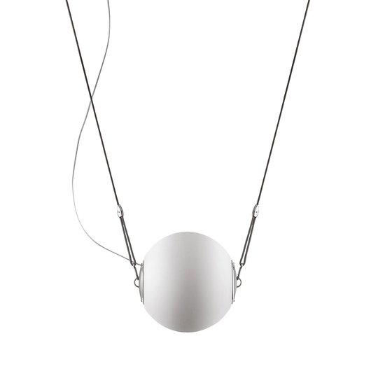 Lumina Perla -riippuvalo lasipallolla, Ø 28 cm