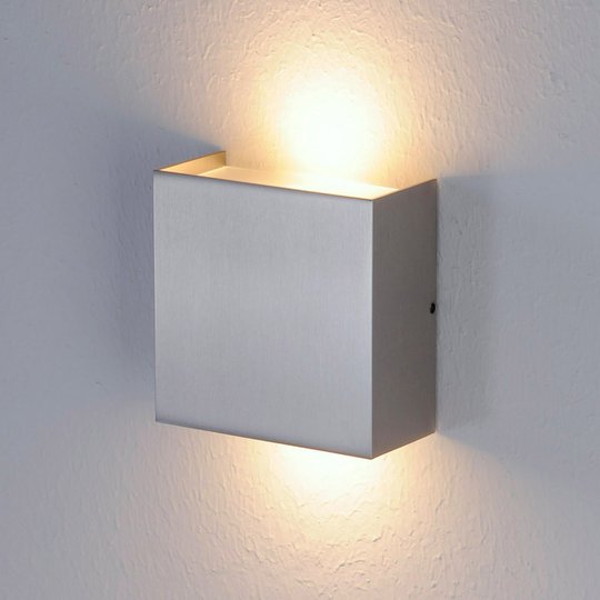 Päällys matta nikkeliä - LED-seinävalaisin Mira