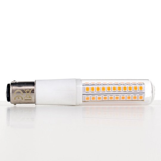 LED-lamppu B15d 8W 3 000 K, putkimuoto, kirkas