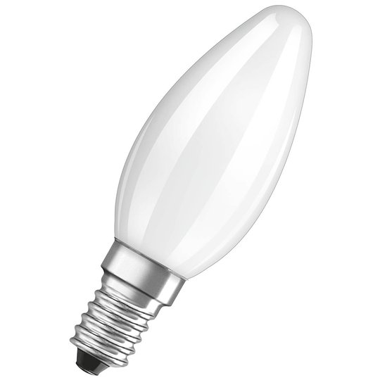 OSRAM-LED-kynttilälamppu E14 4W 4 000 K matta