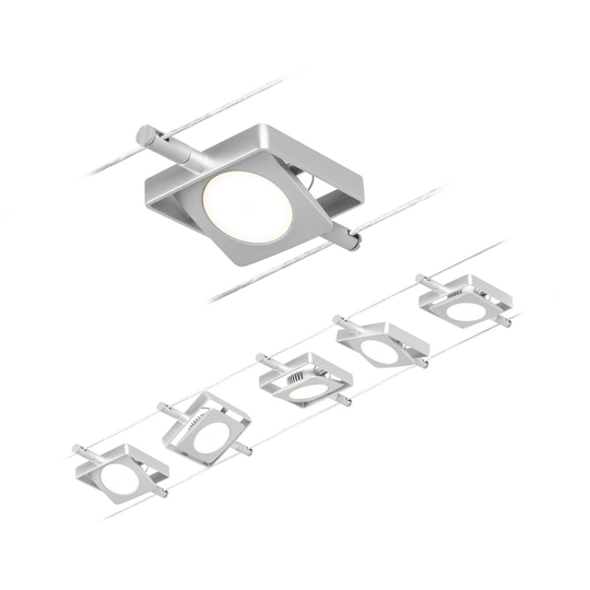 Paulmann Wire MacLED-LED-vaijerijärjestelmä, kromi