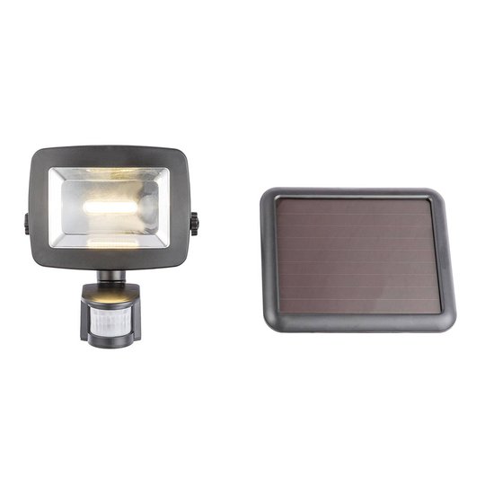 Aurinkok. LED-ulkoseinälamppu 37201S anturi musta