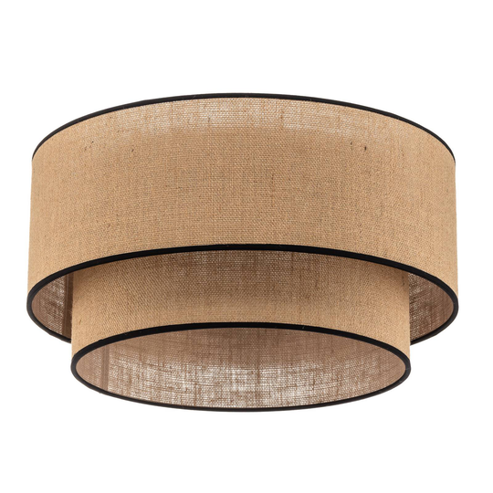 Kattovalaisin Boho jute & black Ø 45 cm