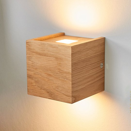 Himmennettävä LED-seinävalo Mila, tammi, 10 cm