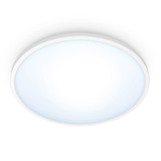 WiZ Super Slim -LED-kattovalaisin, 16 W, valkoinen