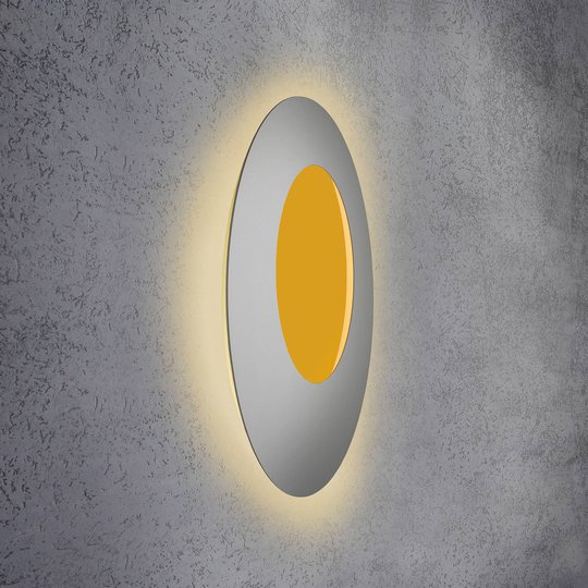 Escale Blade Open -LED-seinävalo RGB+W hopea 79 cm