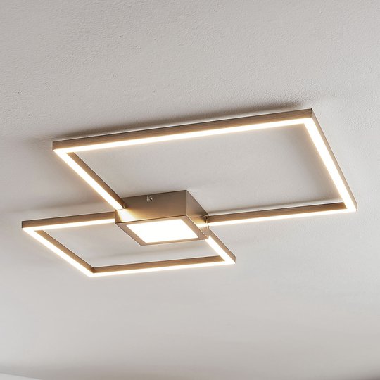 LED-kattovalaisin Duetto, nelikulmainen