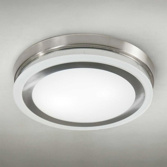 Pyöreä kattovalaisin Ring 9115 51 cm kromi