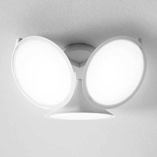 Axolight Orchid LED-lattiavalaisin, valkoinen