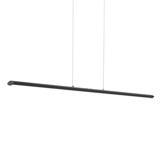 Musta LED-riippuvalaisin Pellaro, himmennettävä
