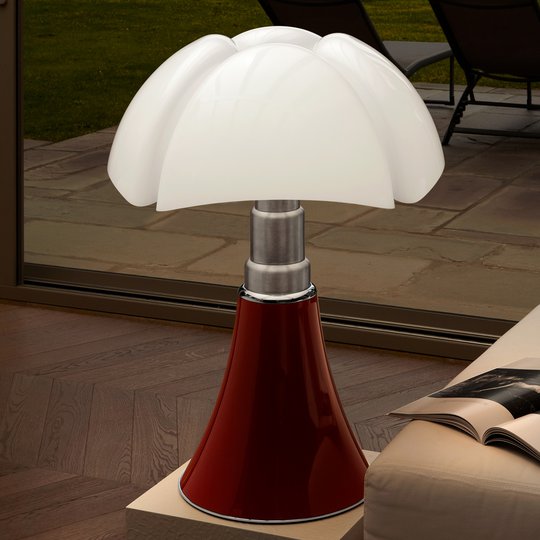 Martinelli Luce Pipistrello-pöytävalaisin punainen