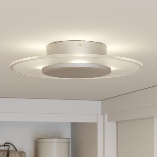 Muotoiltu LED-kattovalaisin Dora, himmennettävä