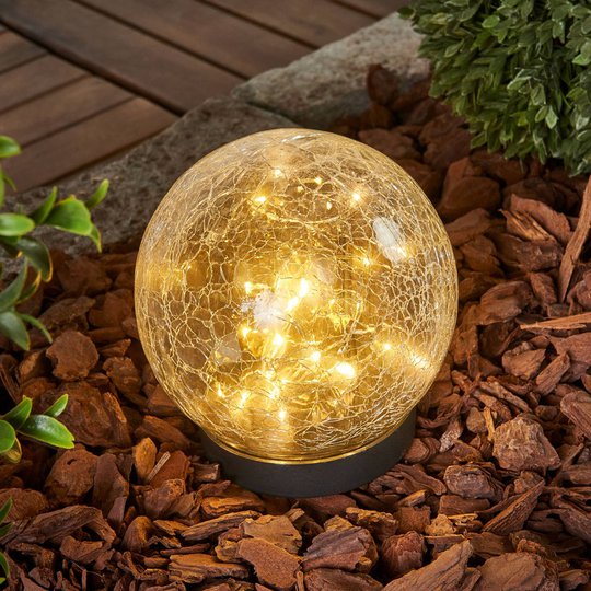 Pallomainen aurinkokäyttöinen pöytävalaisin Glory