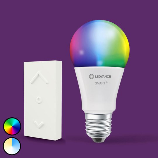 LEDVANCE SMART+ ZigBee E27 RGBW 10W, Switch Mini