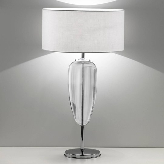 Pöytälamppu Show Ogiva 82 cm lasielementti kirkas