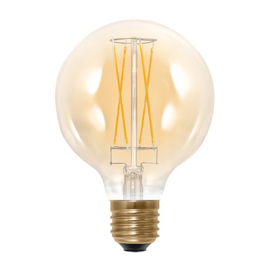 LED-globe-lamppu E27 G95 6W 2 000K 325 lm kulta