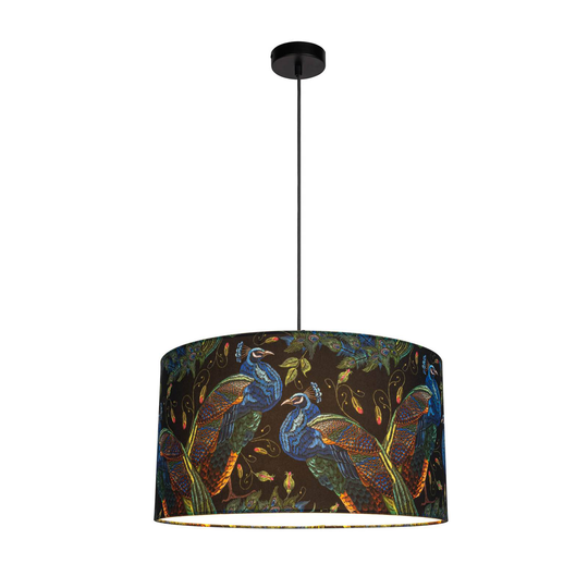 Pfau-riippuvalo, Ø 45 cm, musta