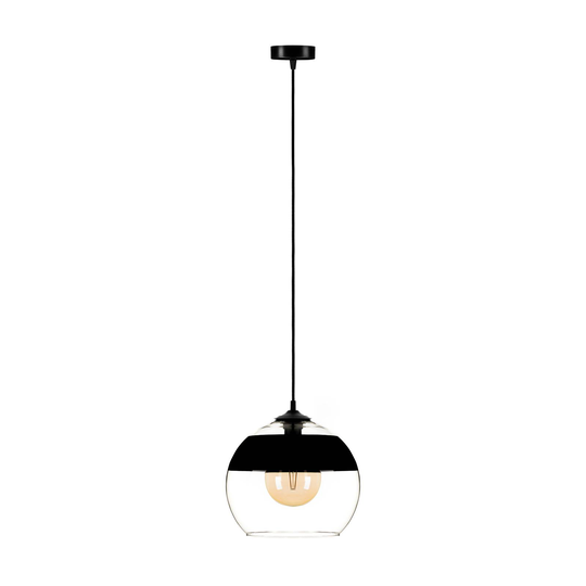 Monochrome Flash -riippuvalo kirkas/musta Ø 30cm