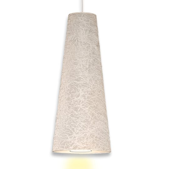 Regina -kartiomainen riippuvalaisin 40cm valkoinen