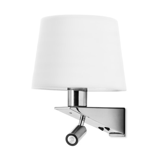 LEDS-C4 Gloss -seinävalaisin, valkoinen Ø 20 cm