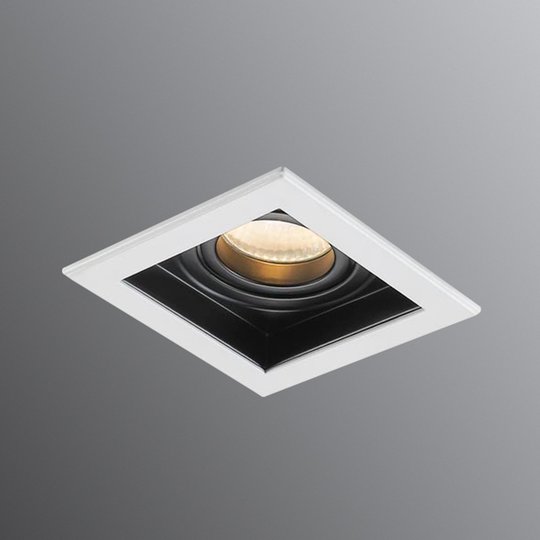 Moderni Downlight Sulima, valkoinen-musta