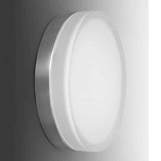 Pelkistetty pyöreä LED-seinävalaisin Briq 01 4000K