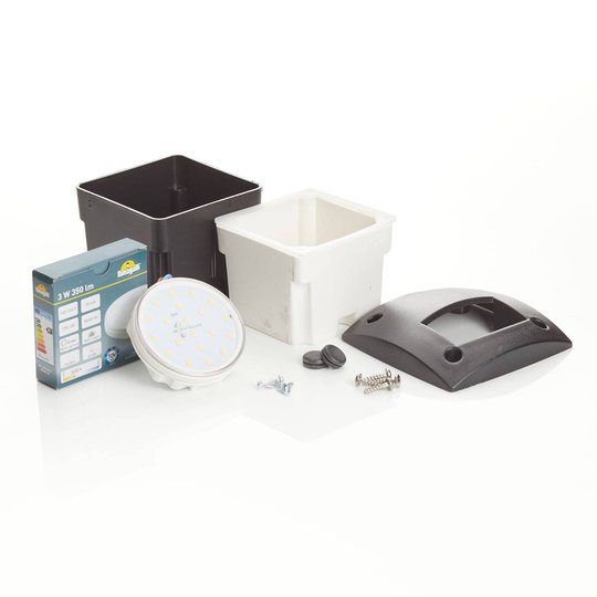LED-uppovalaisin Leti 100 Square-ST, musta, CCT