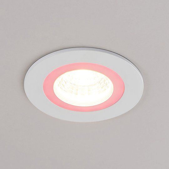 Lindby Noor LED-uppokohdevalaisin RGBW, valkoinen