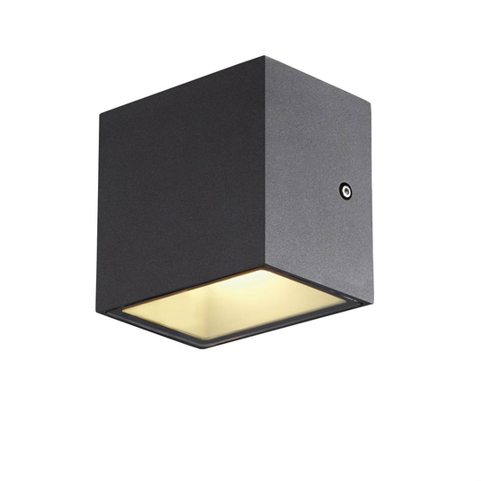 SLV Sitra Single -LED-ulkovalo, down, antrasiitti