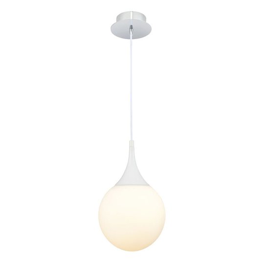 Lumenvalkoinen riippuvalaisin Dewdrop - 20 cm