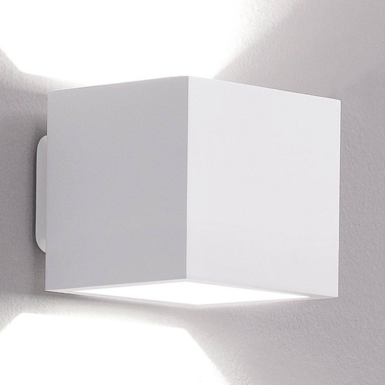 ICONE Cubò -LED-seinävalaisin 10 W, valkoinen