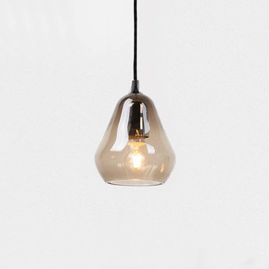 Innermost Core 15 -riippuvalo lasia, savunharmaa