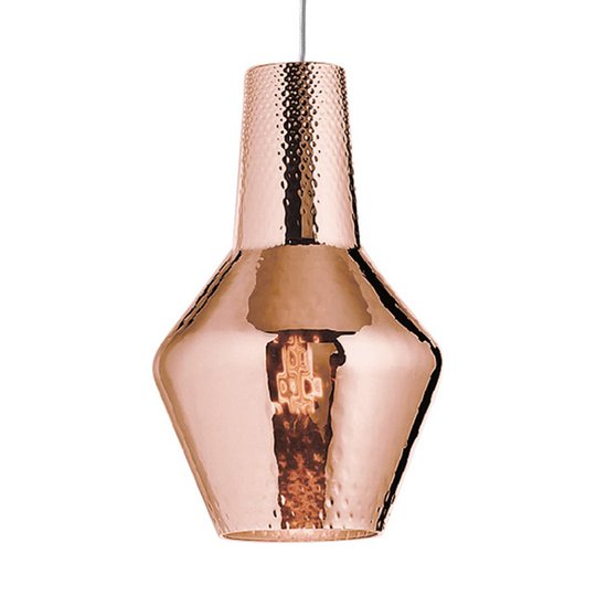 Riippuvalaisin Romeo 130 cm metallinen ruusukulta