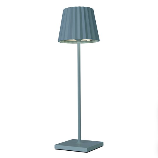 LED-pöytälamppu Troll 2.0 ulkokäyttöön, sininen