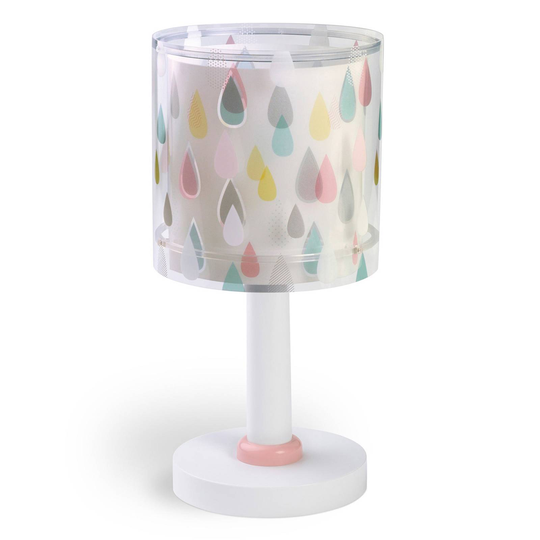 Dalber Color Rain -pöytälamppu, kaksoivarjostin