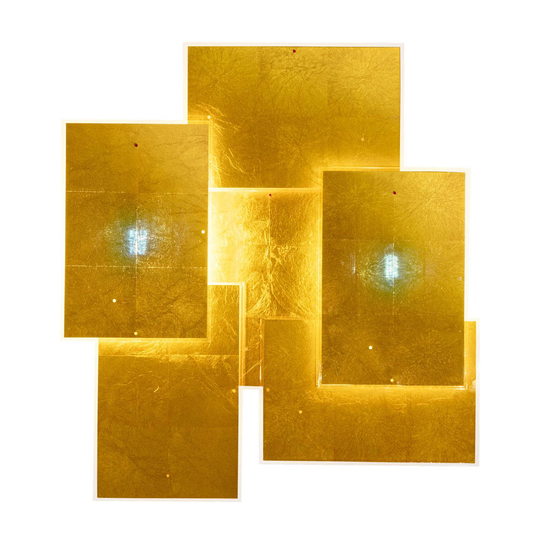 Ingo Maurer 24 Karat Blau Flat -seinävalaisin