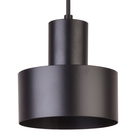 Riippuvalaisin Rif metallista, musta, Ø 15cm