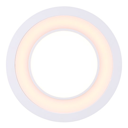 LED-kattouppovalaisin Clyde lämmin valkoinen Ø15cm
