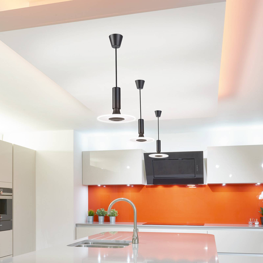 LED-lamppu E27 ToLEDo Radiance musta 11,5W, 2700 K