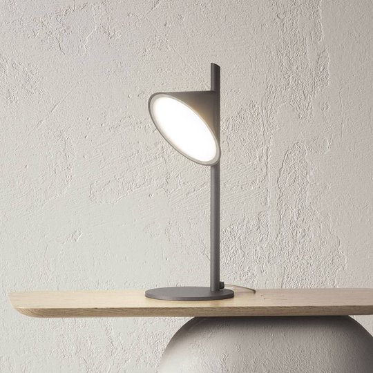Axolight Orchid LED-pöytälamppu, tummanharmaa
