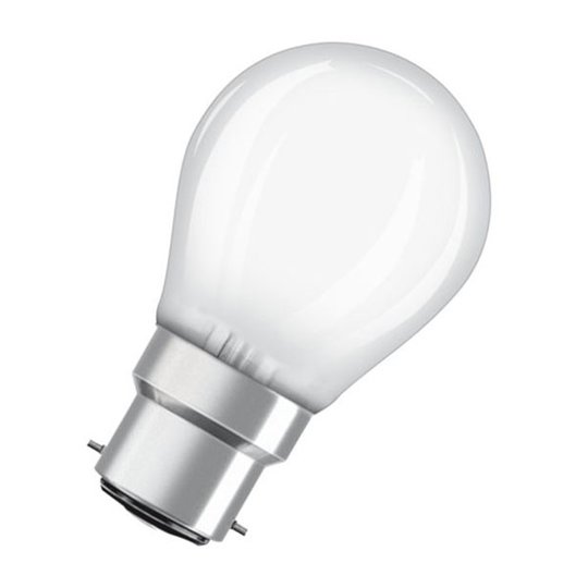 OSRAM-LED-golfpallolamppu B22d 5W 2 700 K matta