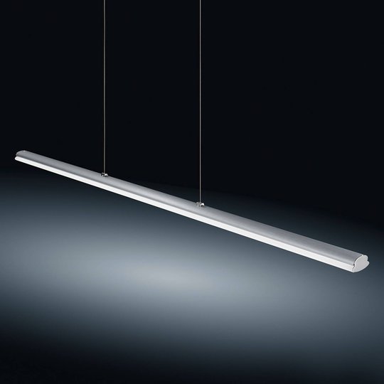 Helestra Venta LED-riippuvalo nikkeli 116,5 cm
