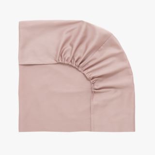 Soft Satin muotoonommeltu aluslakana puuteriroosa
