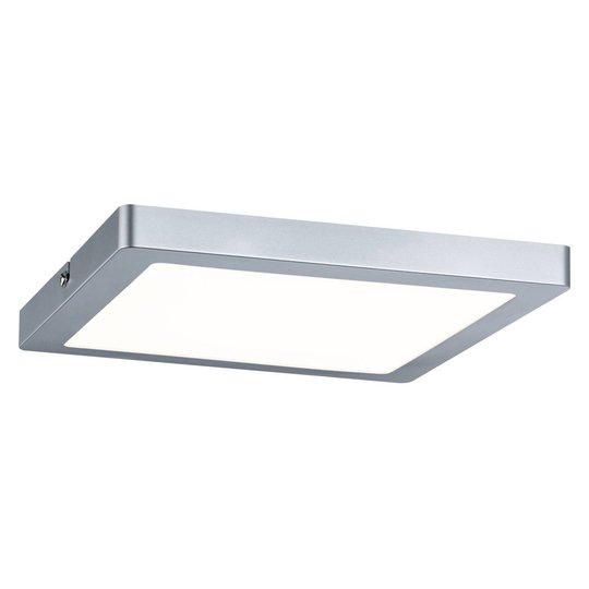 Paulmann Atria -LED-kattovalaisin 22 x 22 cm kromi