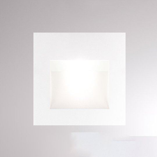 LED-seinäuppovalaisin Pan, valkoinen