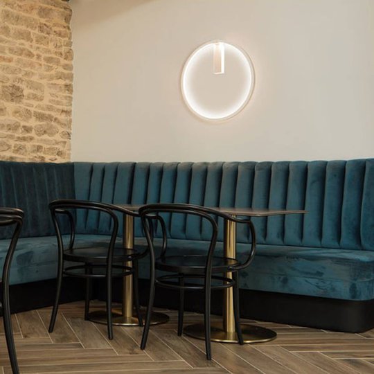 SLV One -LED-seinävalaisin, DALI, valkoinen Ø60 cm