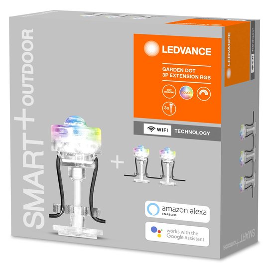 LEDVANCE SMART+ WiFi Garden Dot -spotti, 3 kpl