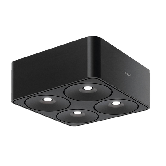 Nimbus Q Four -valo, vaihehimmennin 80° 930 musta