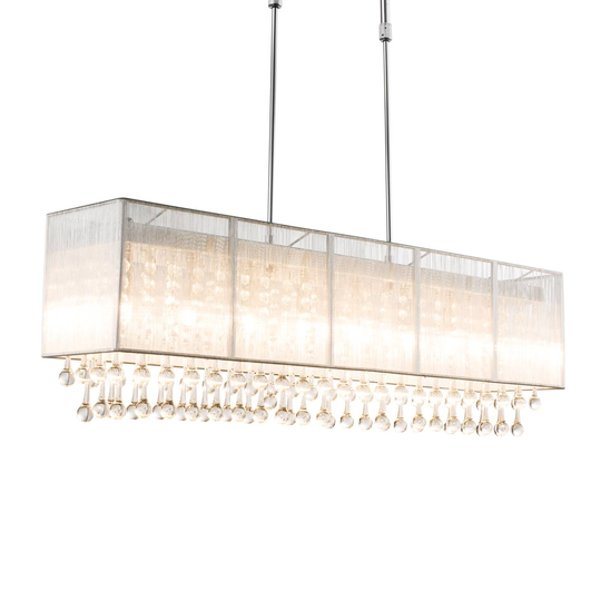 LED-riippuvalaisin Sierra kristallikoristelulla